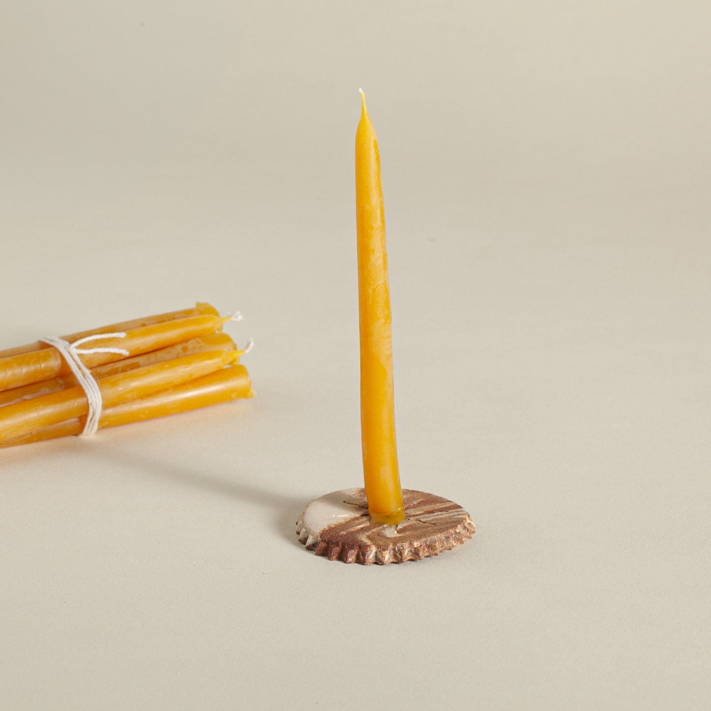 Beeswax Chime Candles by Alysia Mazzella