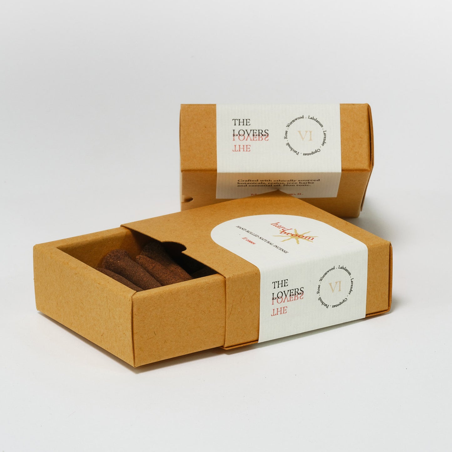 The Lovers Blend | 100% Natural Incense Cones | Hand Rolled | Pack of 11