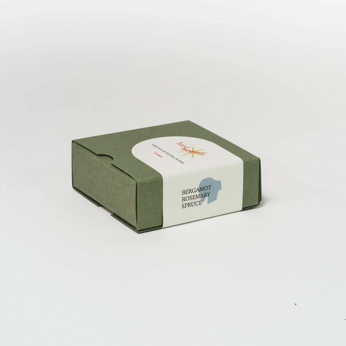 Bergamot, Rosemary and Spruce | 100% Natural Incense Cones | Hand Rolled | Pack of 11