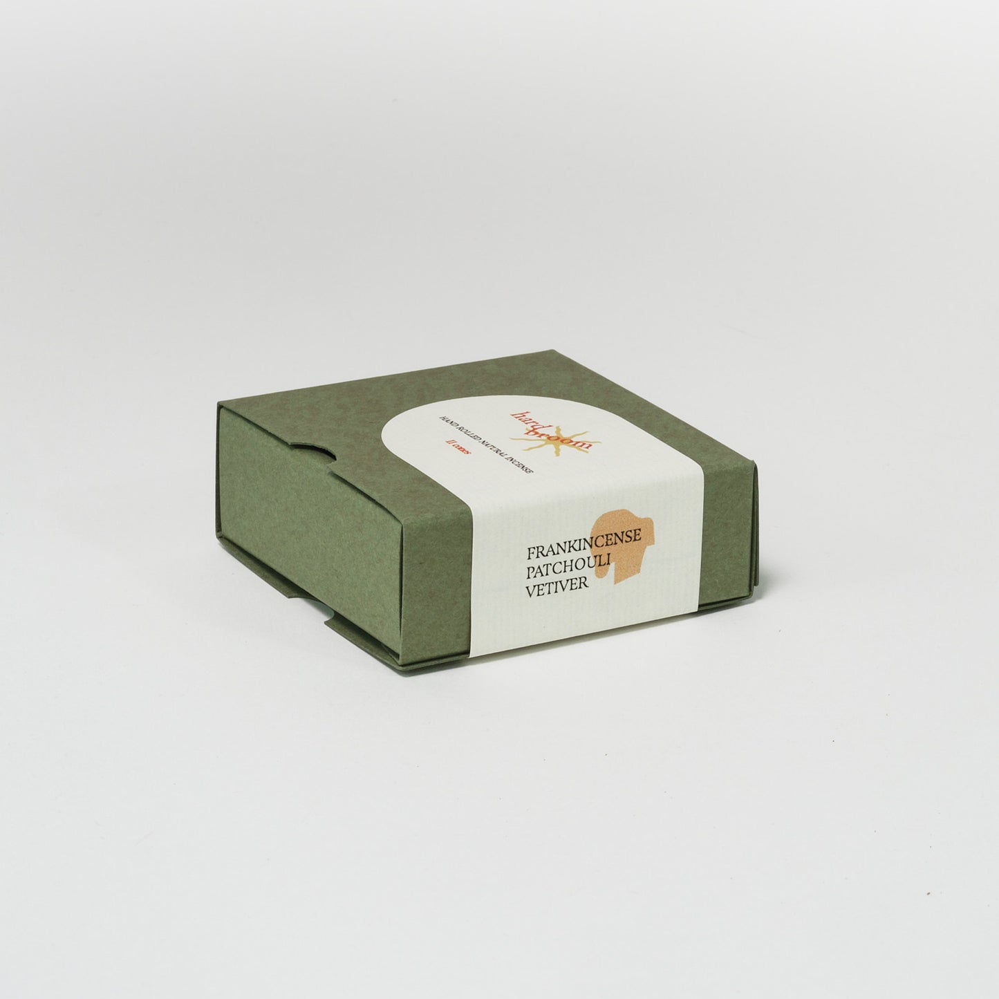 Frankincense, Patchouli and Vetiver | 100% Natural Incense Cones | Hand Rolled | Pack of 11