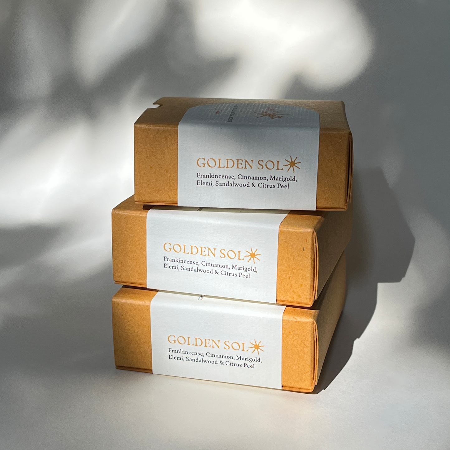Golden Sol: A Sun-Inspired Blend | Natural Incense Cones | Box of 11 cones
