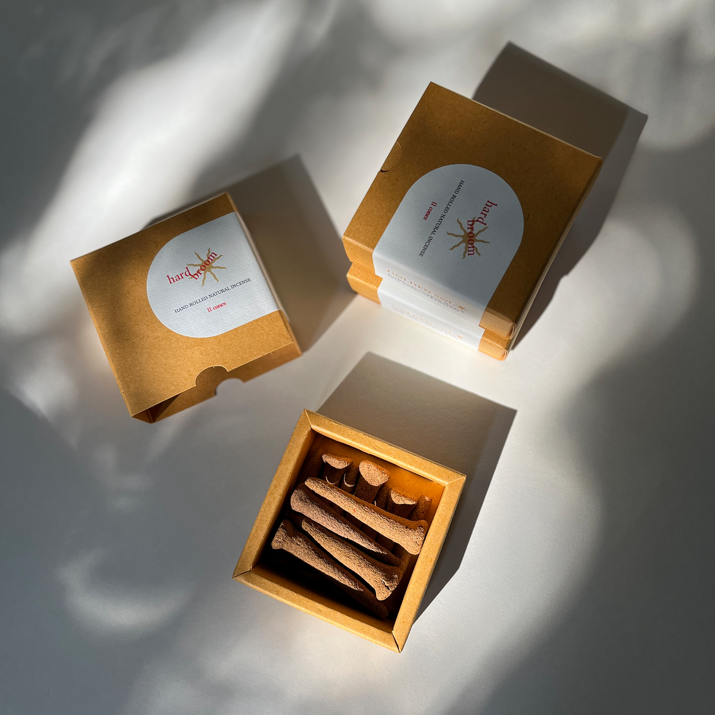 Golden Sol: A Sun-Inspired Blend | Natural Incense Cones | Box of 11 cones