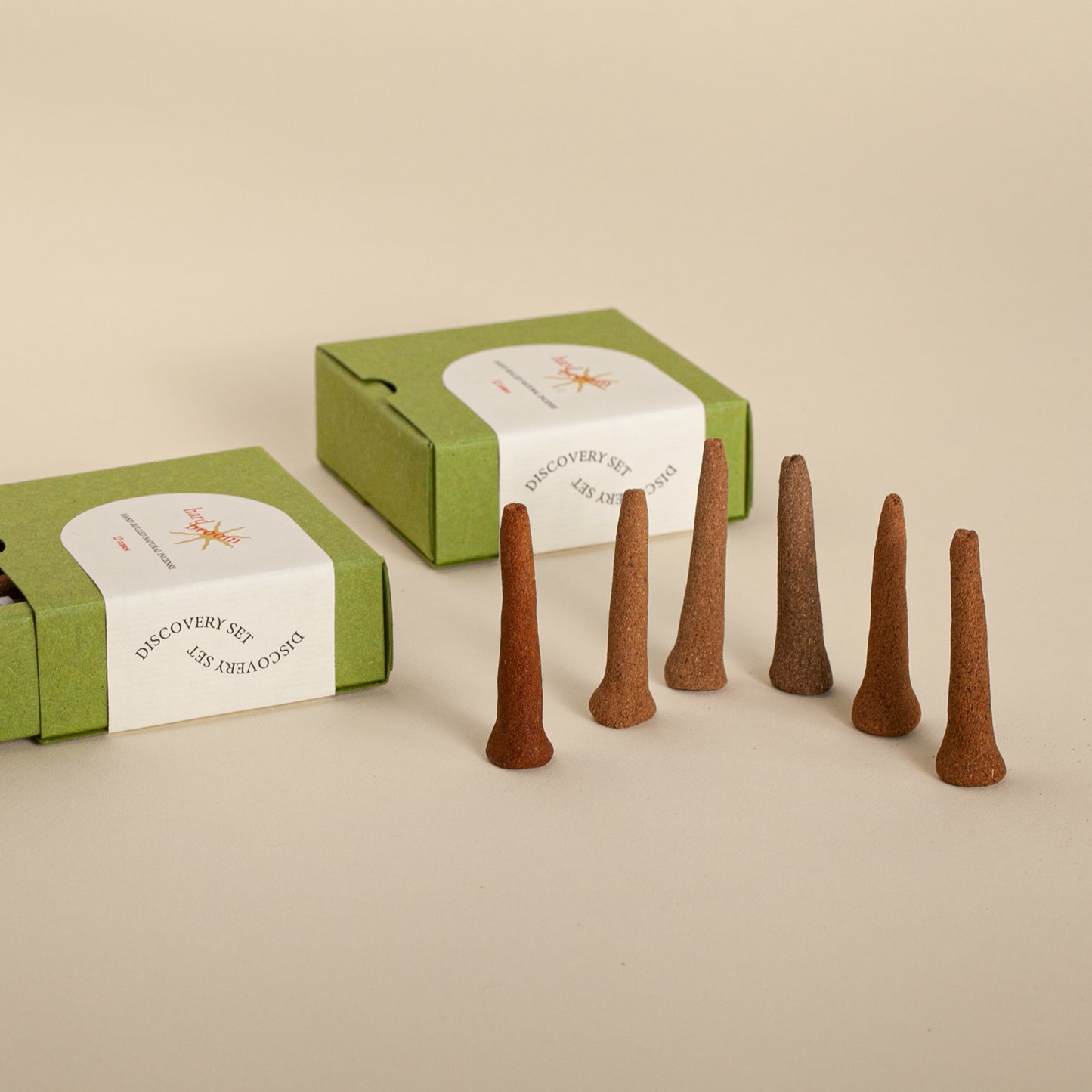 Discovery Set | Natural Incense Cones | Box of 12 cones