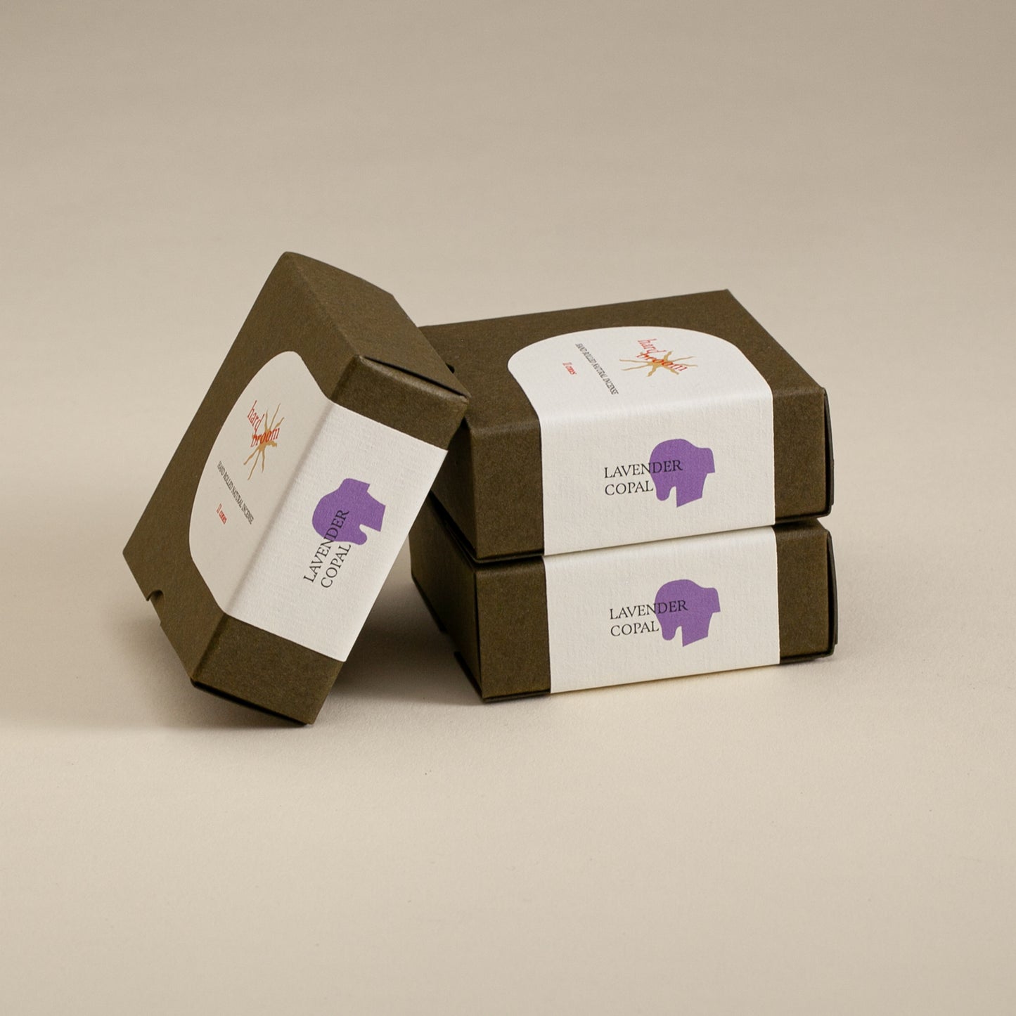 Lavender and Copal | Natural Incense Cones | Box of 11 cones
