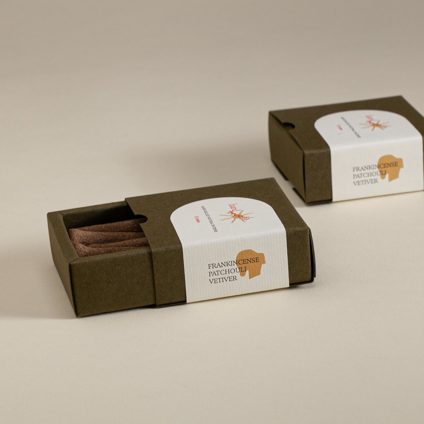 Frankincense, Patchouli and Vetiver | Natural Incense Cones | Box of 11 cones