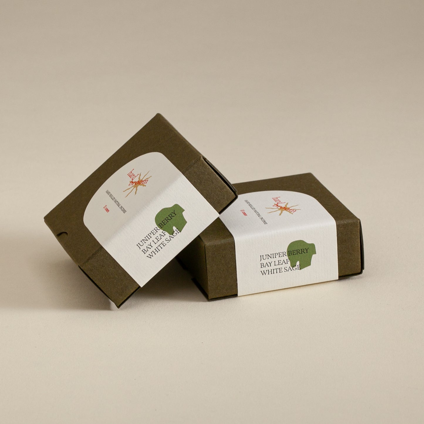 Juniper Berry, Bay Leaf and White Sage | Natural Incense Cones | Box of 11 cones