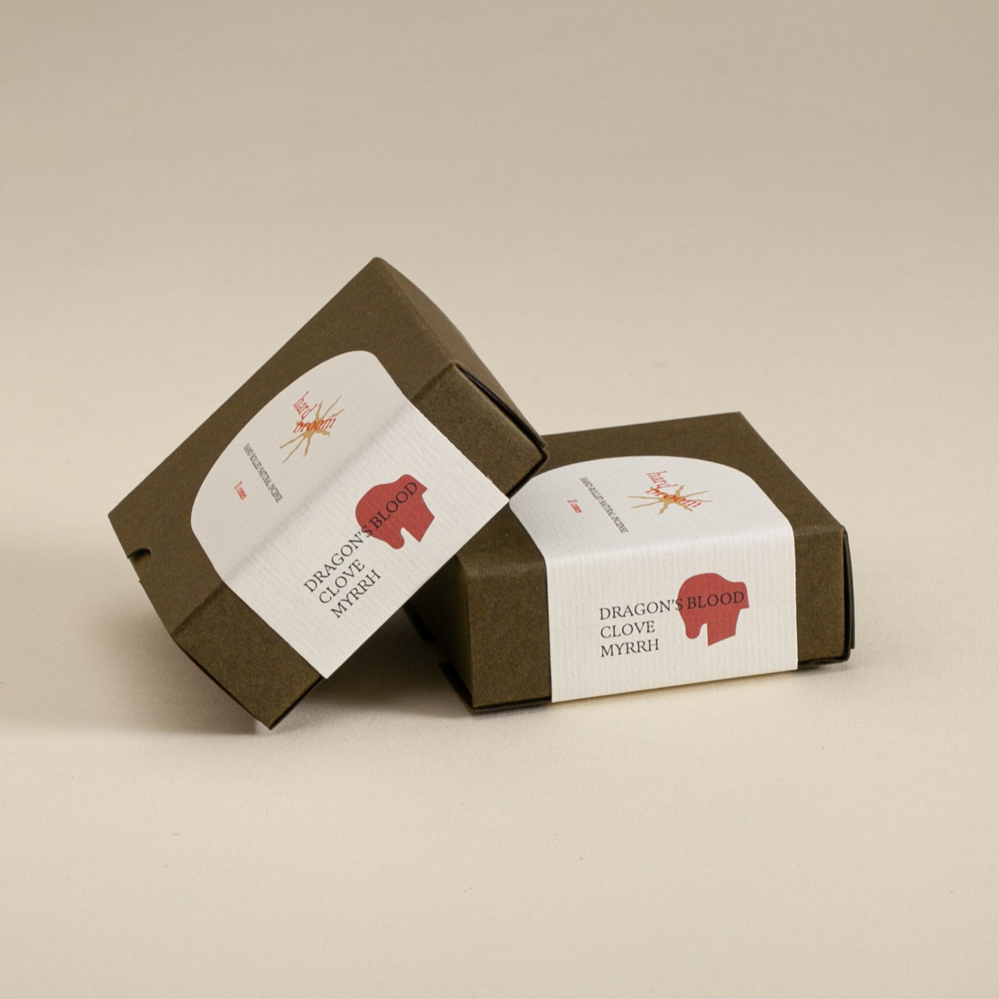 Dragon's Blood, Clove and Myrrh | Natural Incense Cones | Box of 11 cones