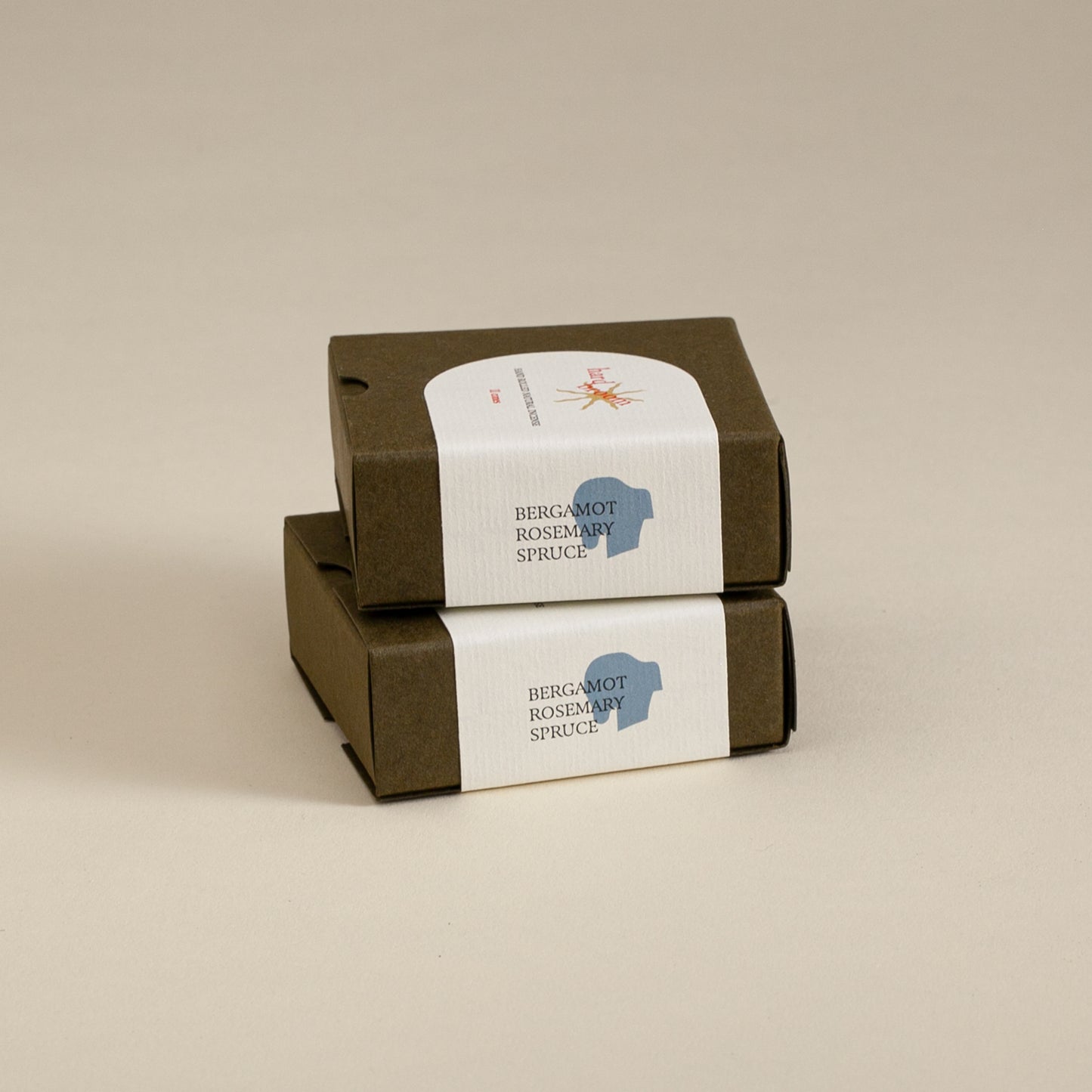 Bergamot, Rosemary and Spruce | Natural Incense Cones | Box of 11 cones