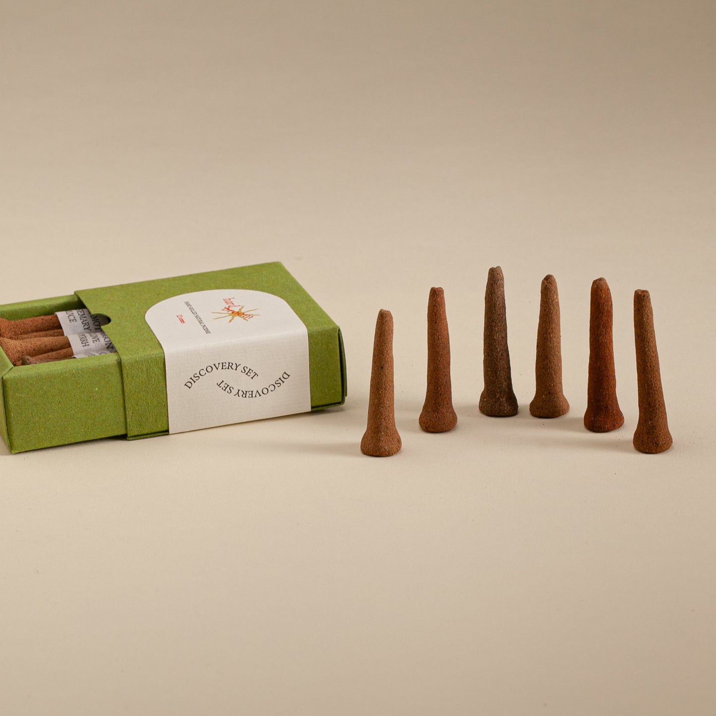 Discovery Set | Natural Incense Cones | Box of 12 cones