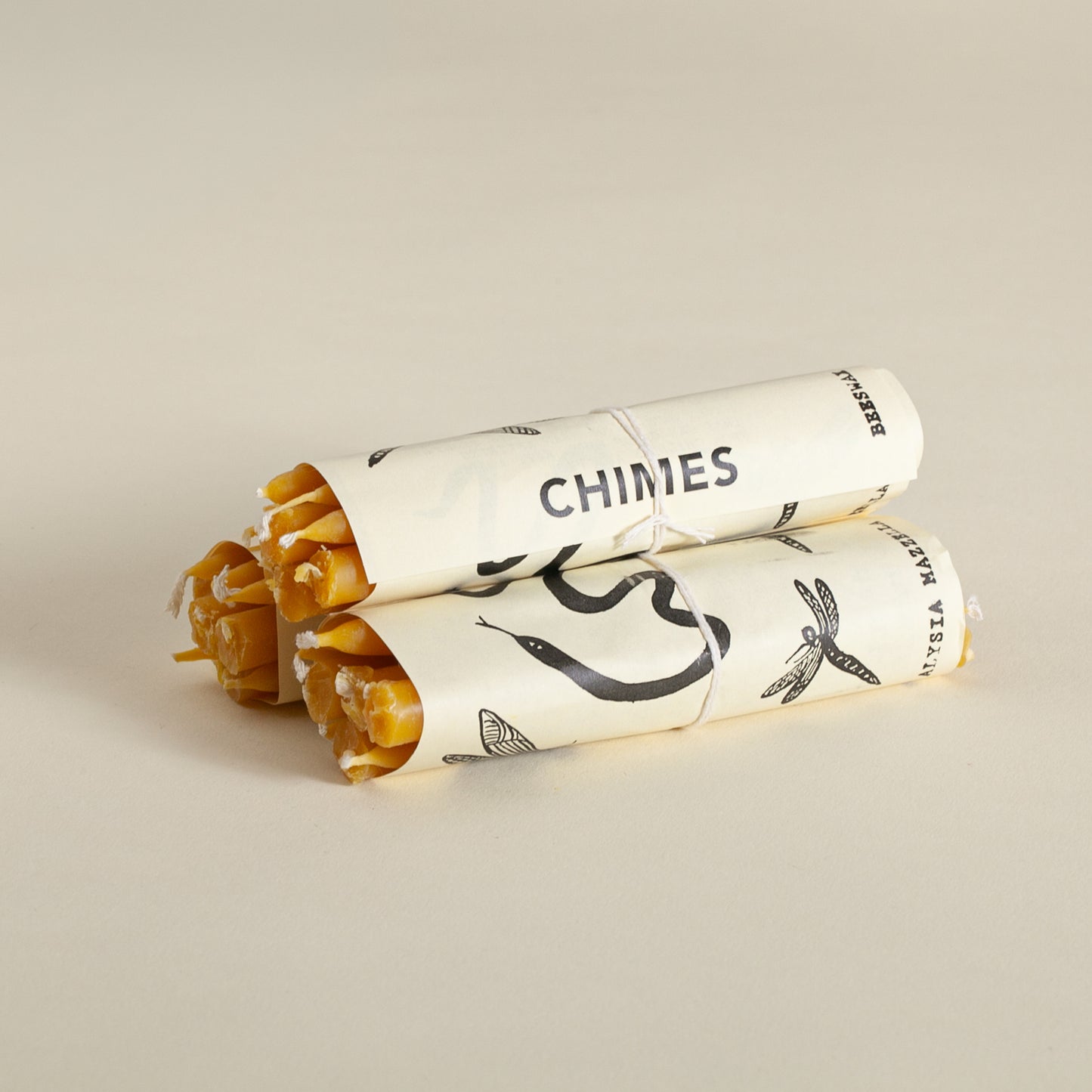 Beeswax Chime Candles by Alysia Mazzella