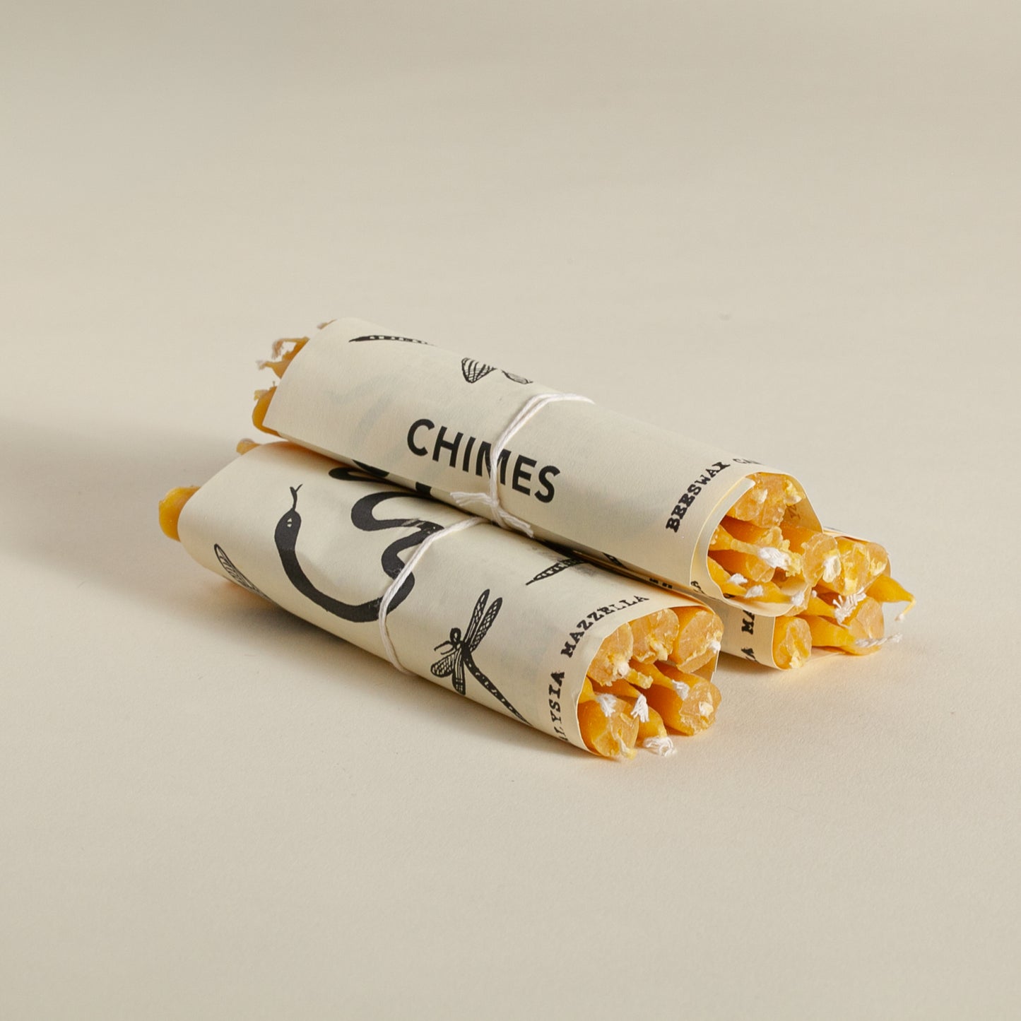 Beeswax Chime Candles by Alysia Mazzella
