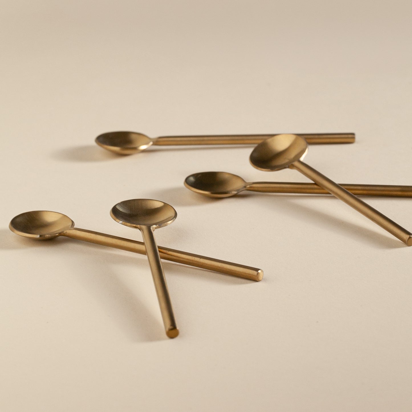 Handmade Solid Brass Spoon - Single