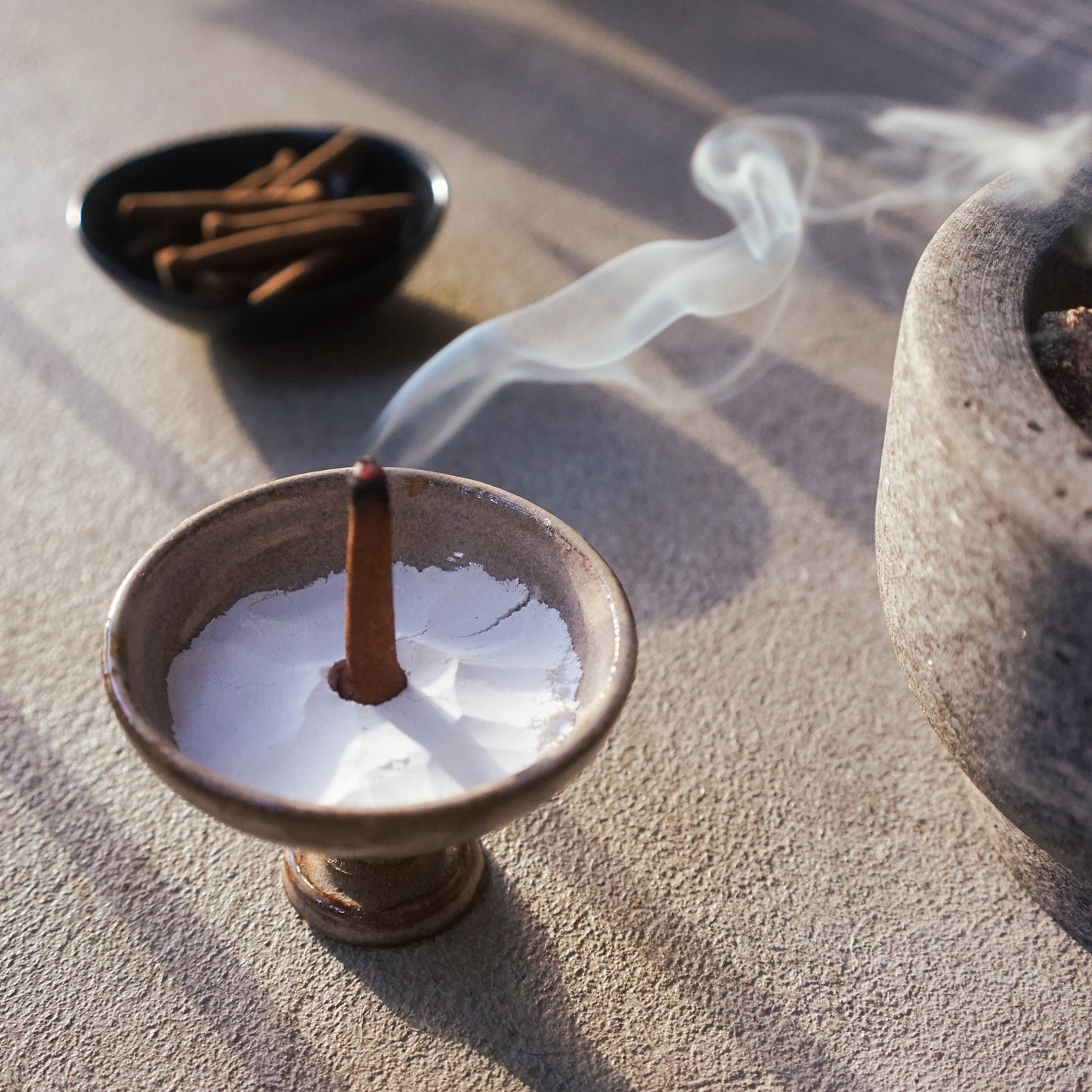 Miyako Hai - White Ash 1.7 oz bag - Incense Censer Filler