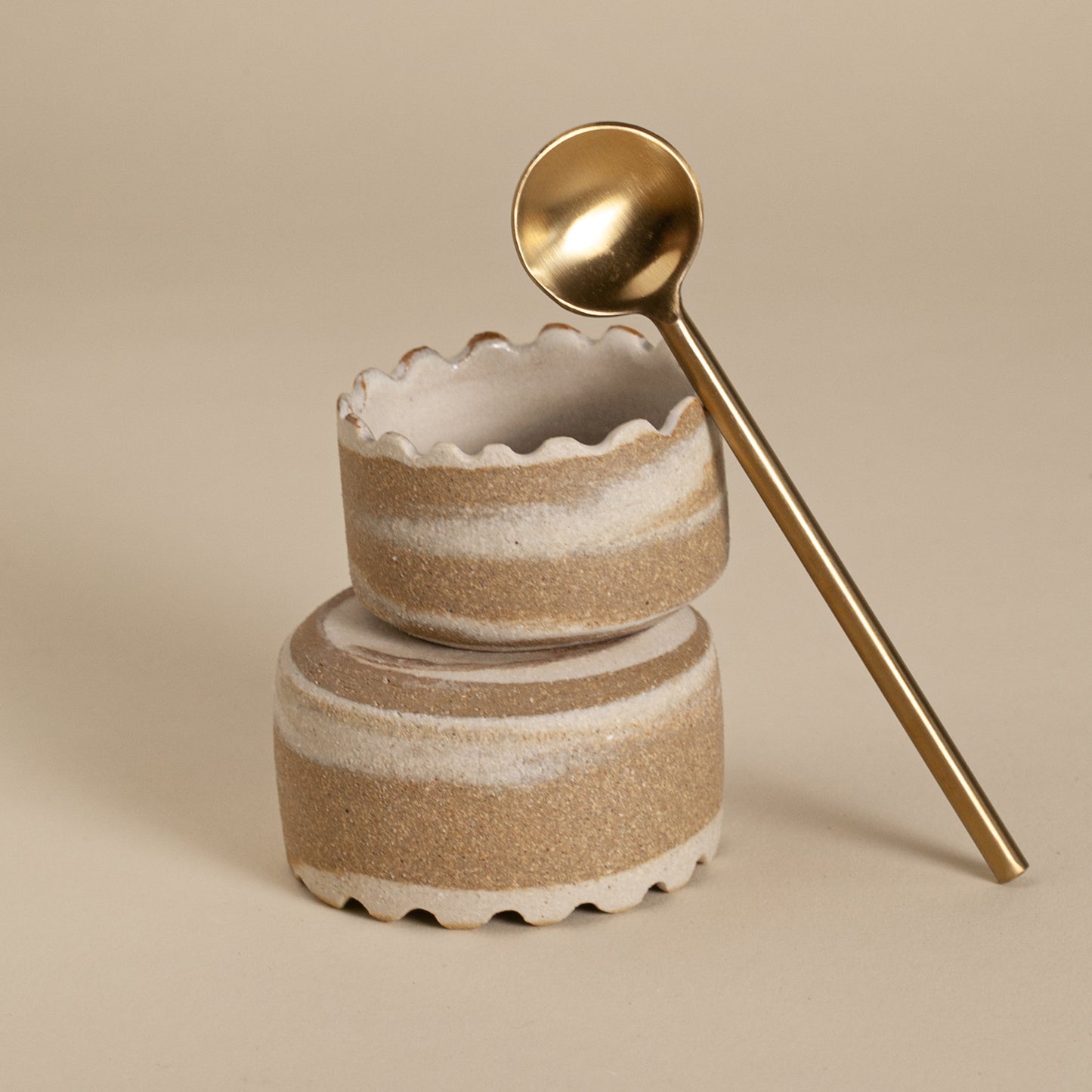 Handmade Solid Brass Spoon - Single