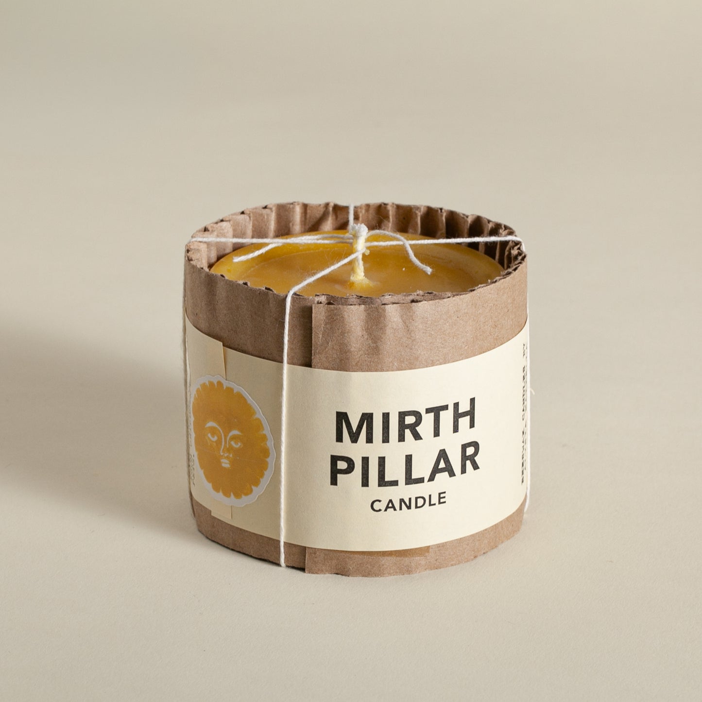 Beeswax Mirth Candle by Alysia Mazzella