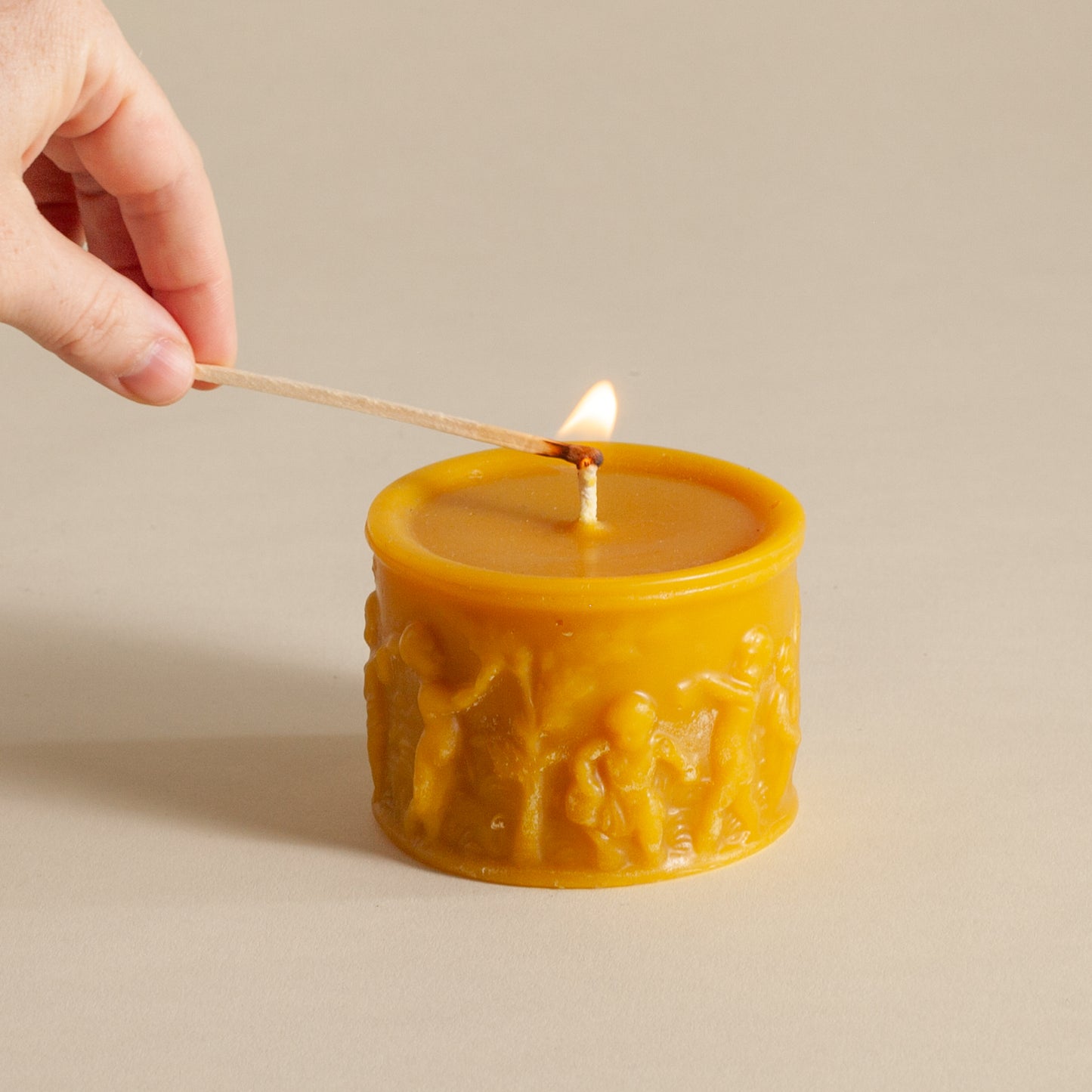 Beeswax Mirth Candle by Alysia Mazzella