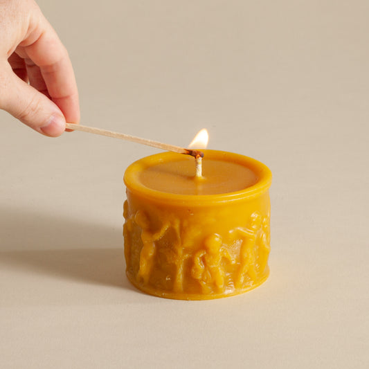 Beeswax Mirth Candle by Alysia Mazzella