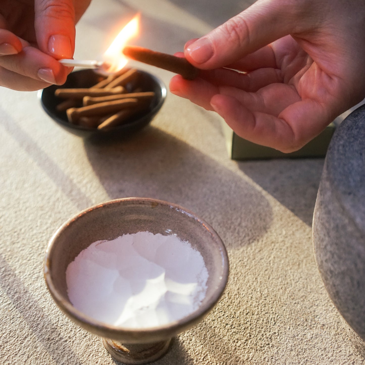 Miyako Hai - White Ash 1.7 oz bag - Incense Censer Filler