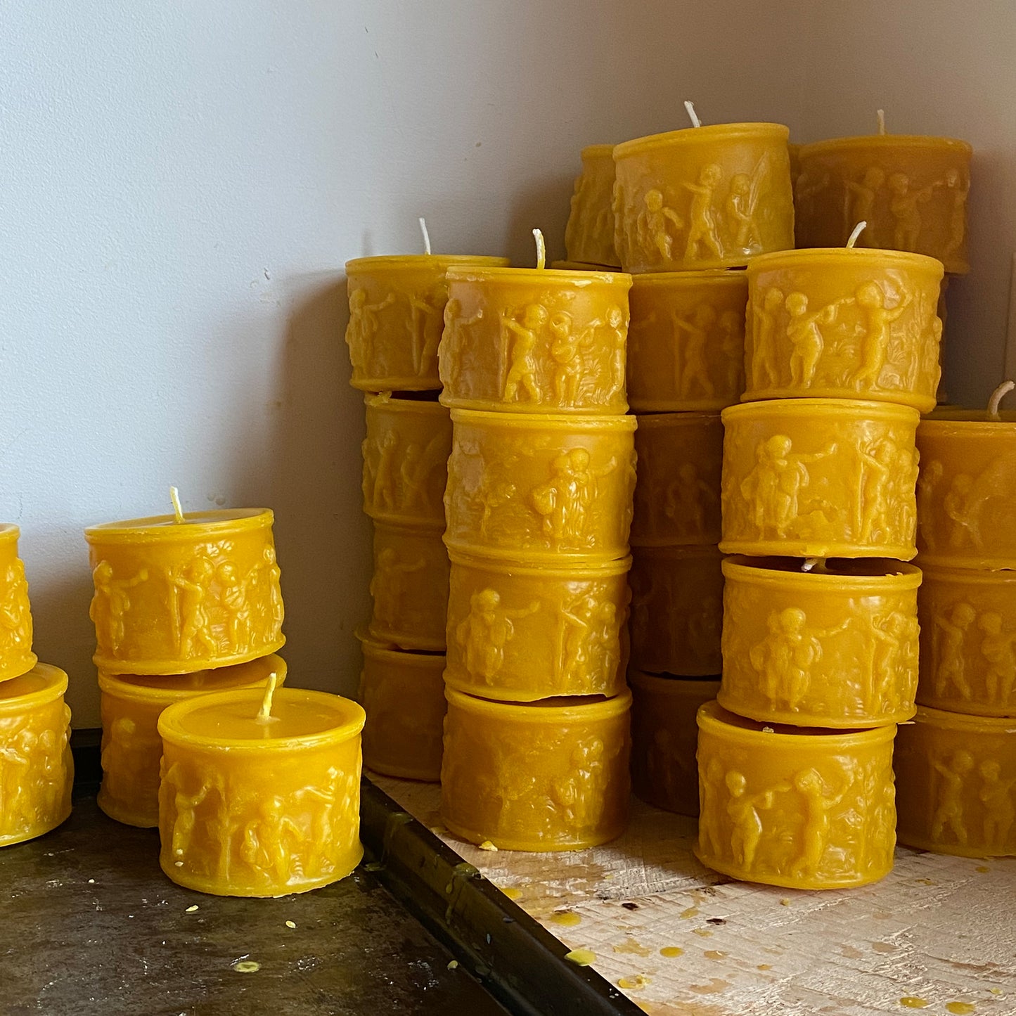 Beeswax Mirth Candle by Alysia Mazzella