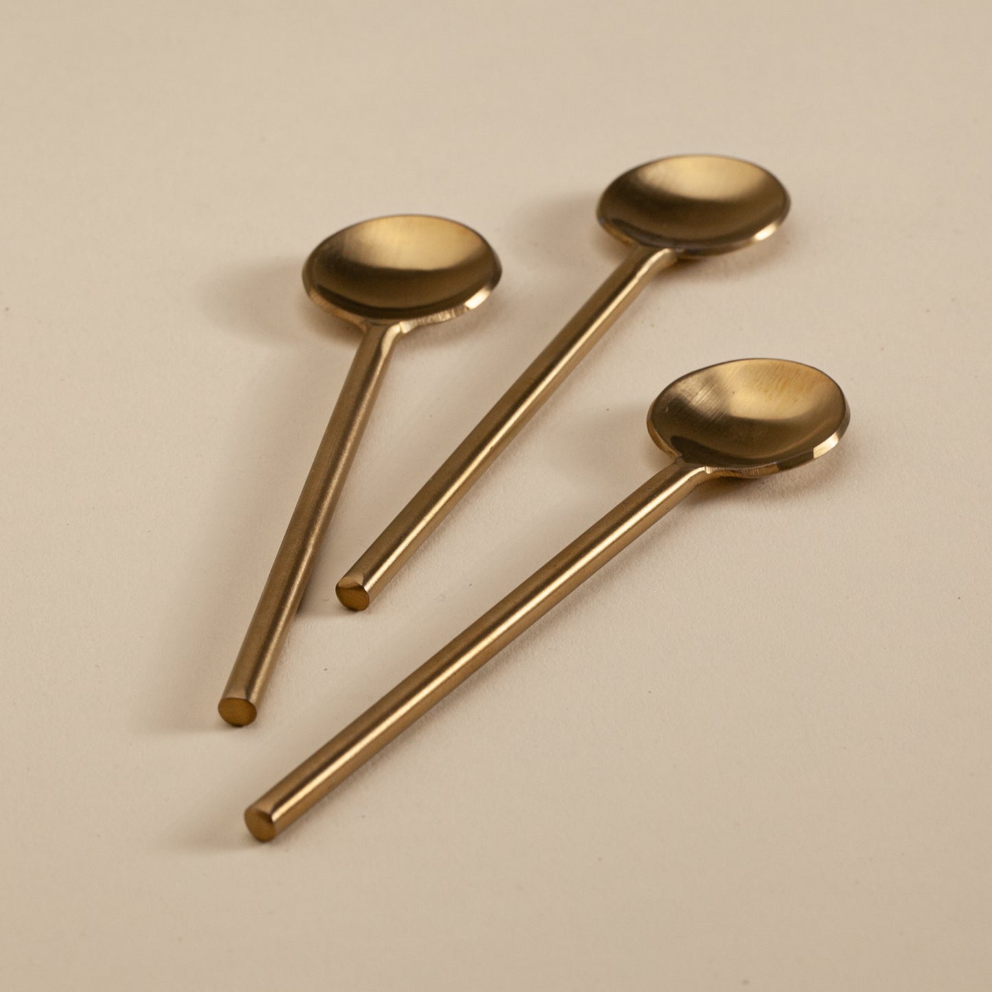Handmade Solid Brass Spoon - Single