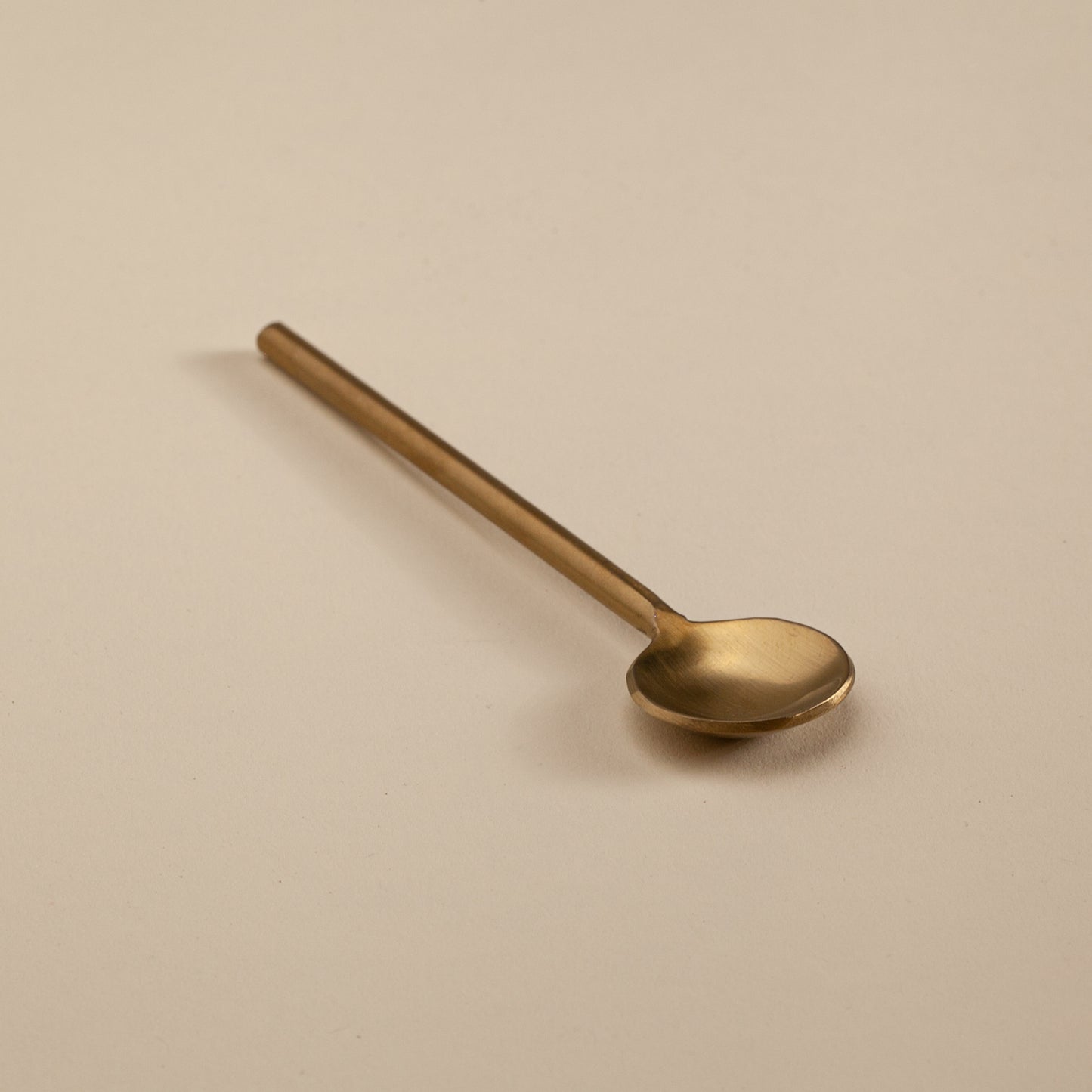 Handmade Solid Brass Spoon - Single
