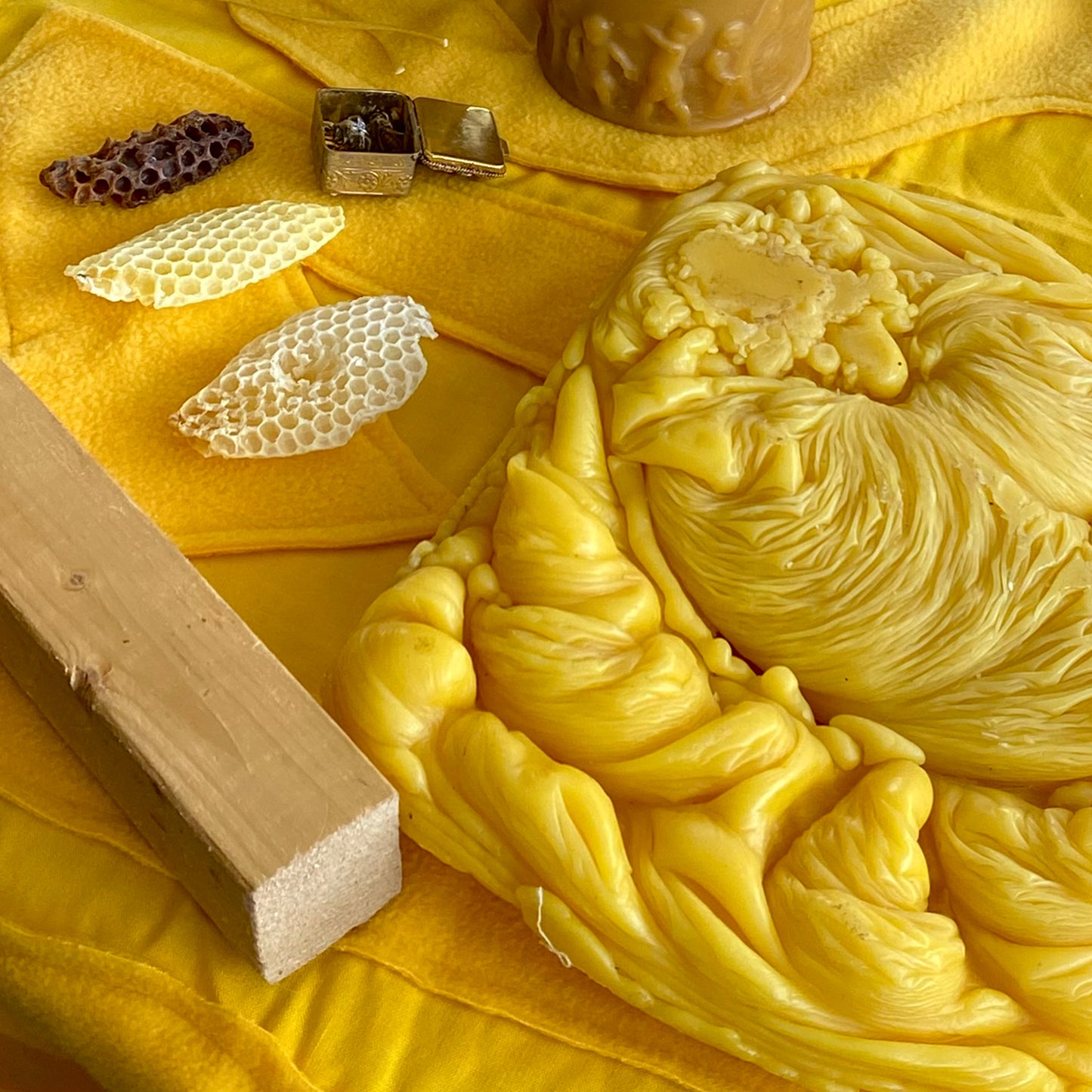 Beeswax Mirth Candle by Alysia Mazzella