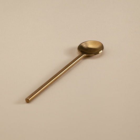 Handmade Solid Brass Spoon - Single