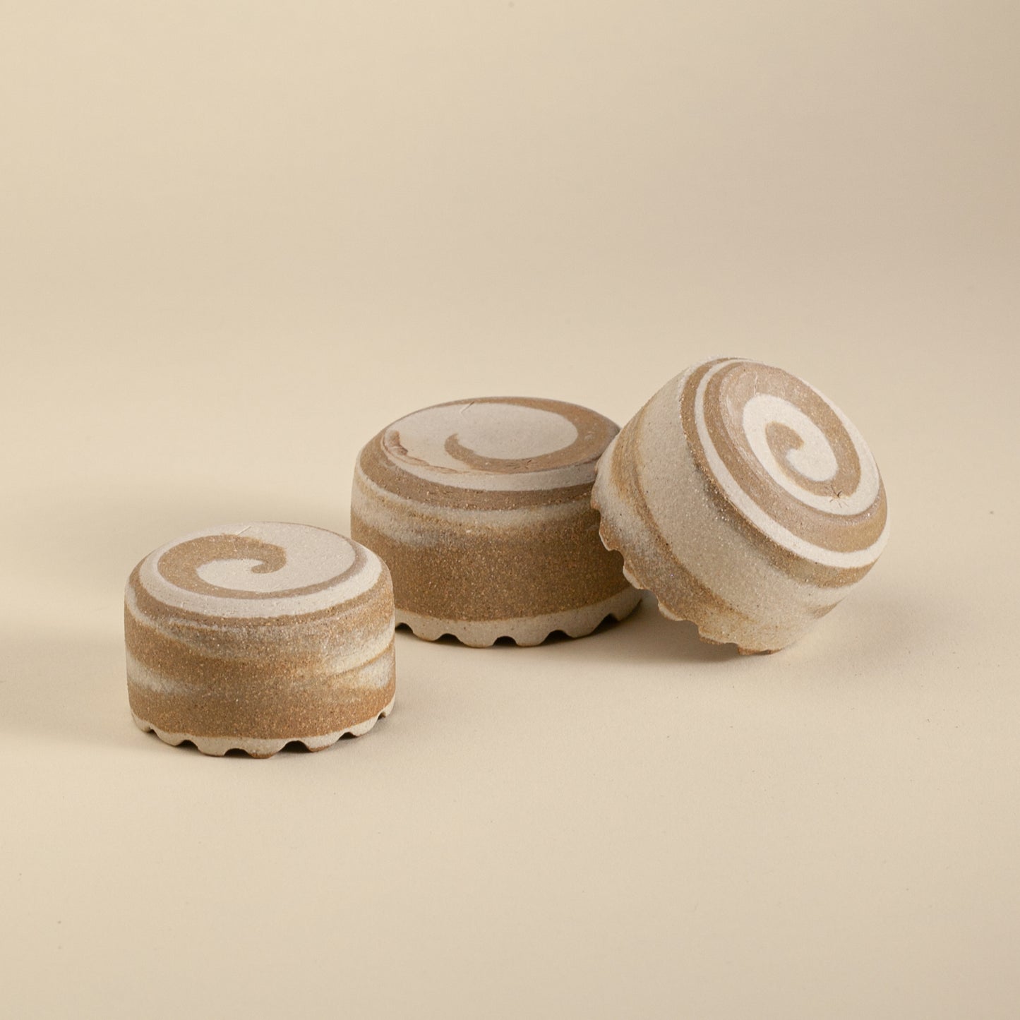 Marbled Stoneware Burner - Single - Trapdoor Studio for Hard Broom