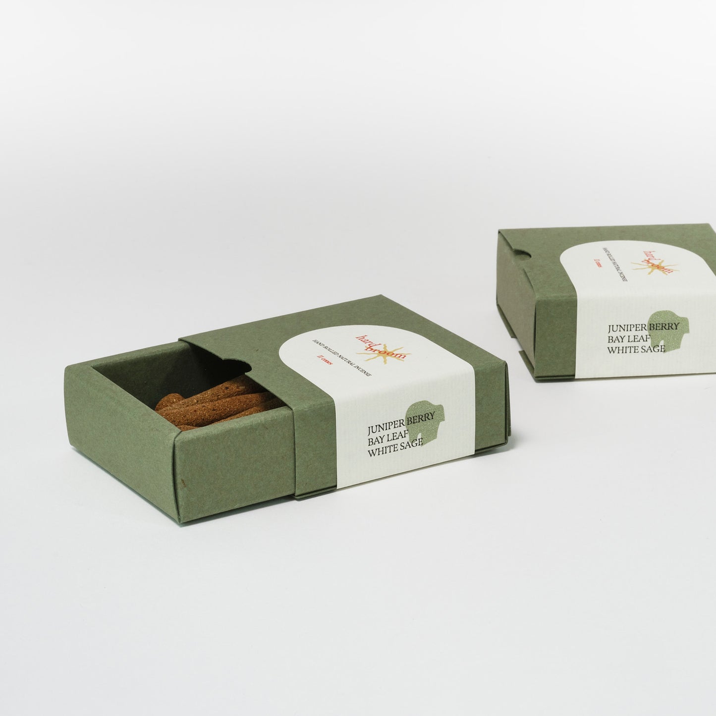 Juniper Berry, Bay Leaf and White Sage | 100% Natural Incense Cones | Hand Rolled | Pack of 11