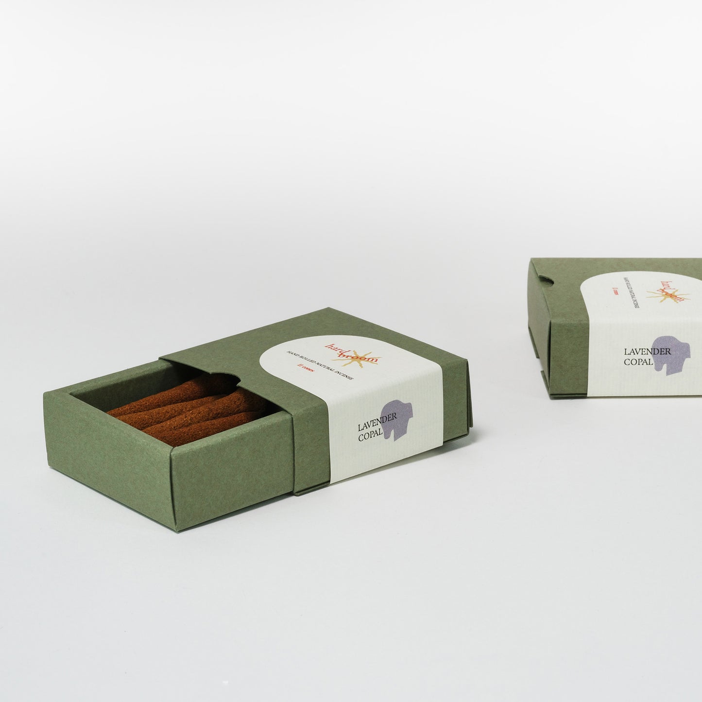 Lavender and Copal | 100% Natural Incense Cones | Hand Rolled | Pack of 11