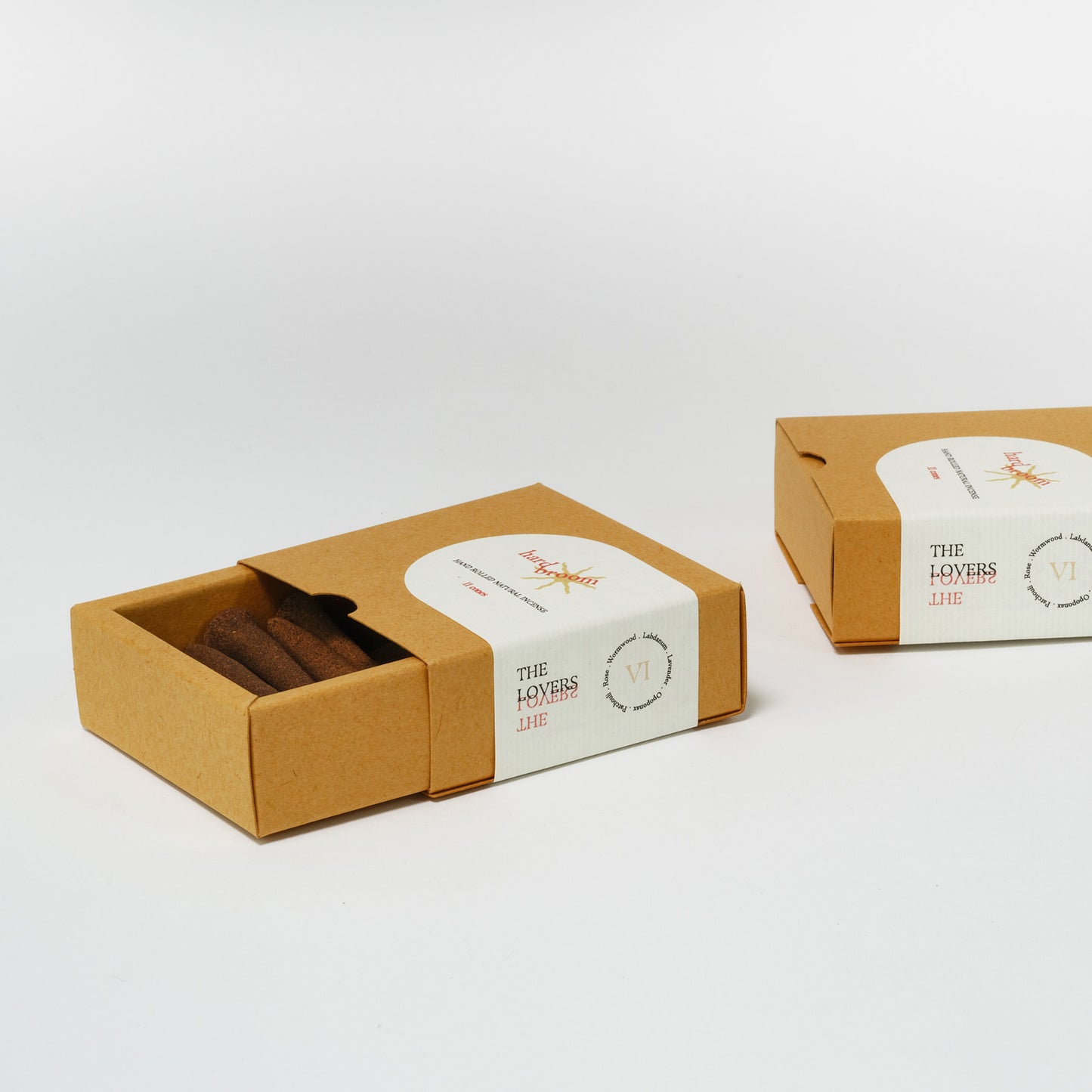 The Lovers Blend | 100% Natural Incense Cones | Hand Rolled | Pack of 11